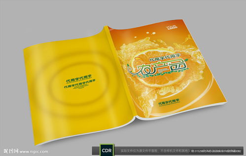 畫冊封面 動感水果橘子農(nóng)產(chǎn)品圖片